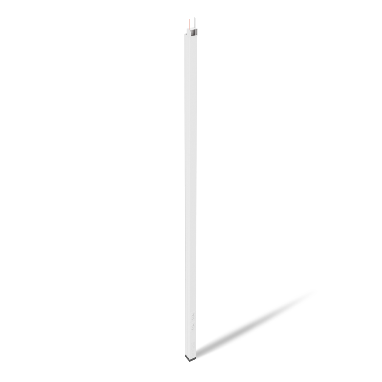 30TP-4WH - Wiremold - 30TP4WH 30TP Steel TelePower Pole in White
