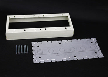 V5748-6 - Wiremold - V57486 Six Gang Switch and Receptacle Box Fitting in Ivory