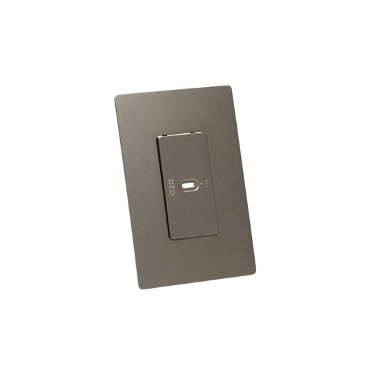C2G98038 - C2G - Decorative Wall Plate and Face Plate for USB Camera ExtenderNickel