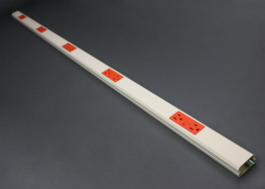 NM20IG612 - Wiremold - NM20IG612 Nonmetallic Plugmold Multioutlet System in Ivory