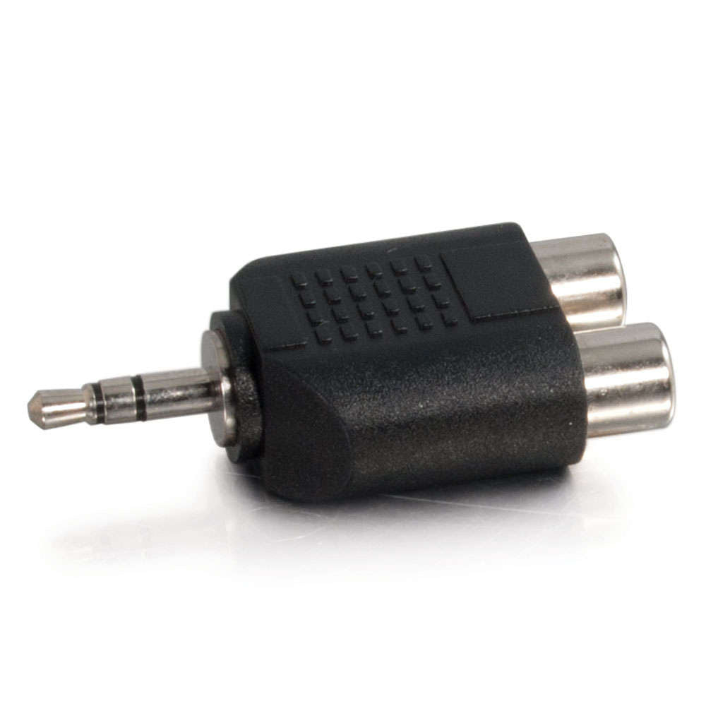 CG40645 - C2G - 3.5mm Stereo Male to Dual RCA Female Audio Adapter
