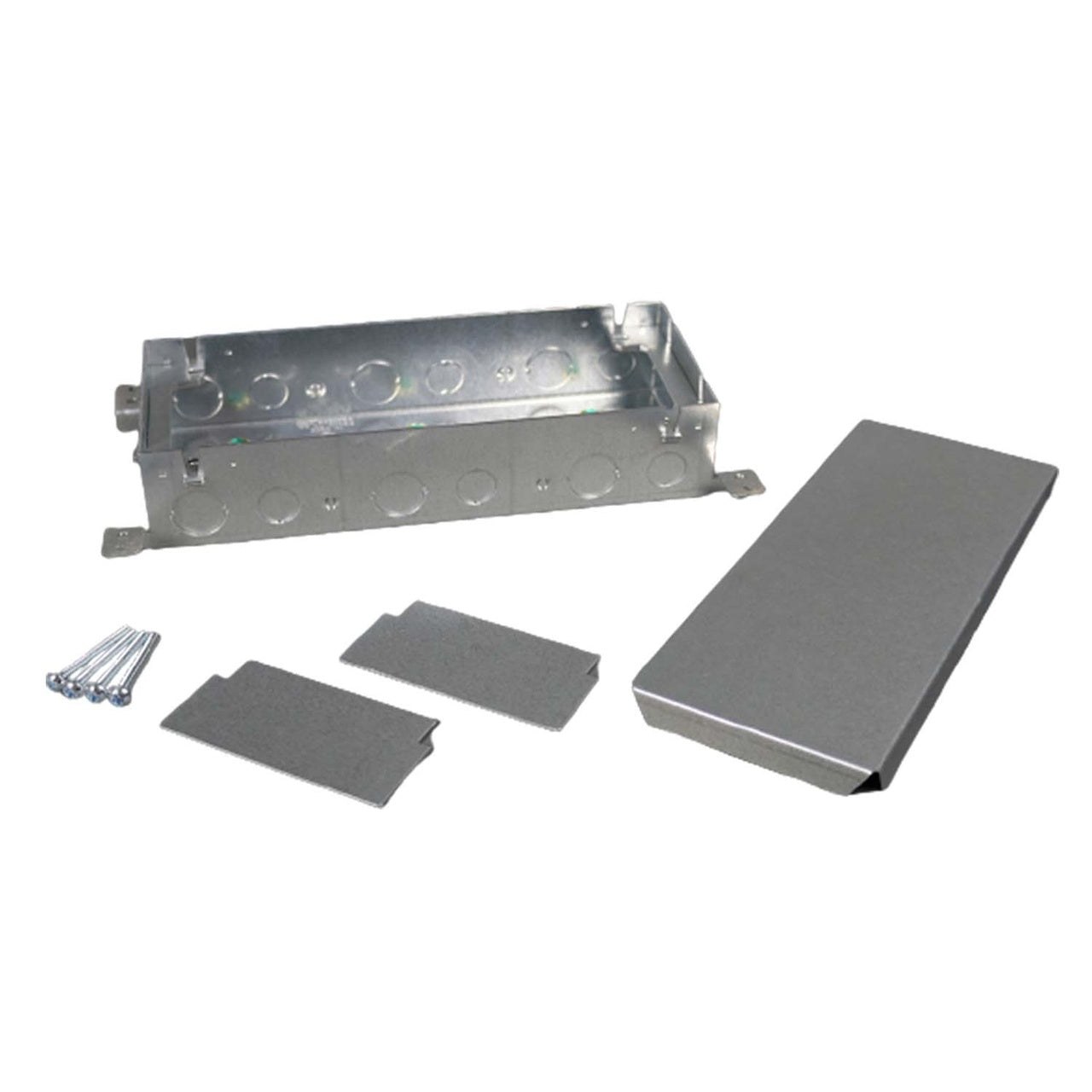 880M3 - Wiremold - 880M3 Omnibox Three Gang Shallow Steel Floor Box