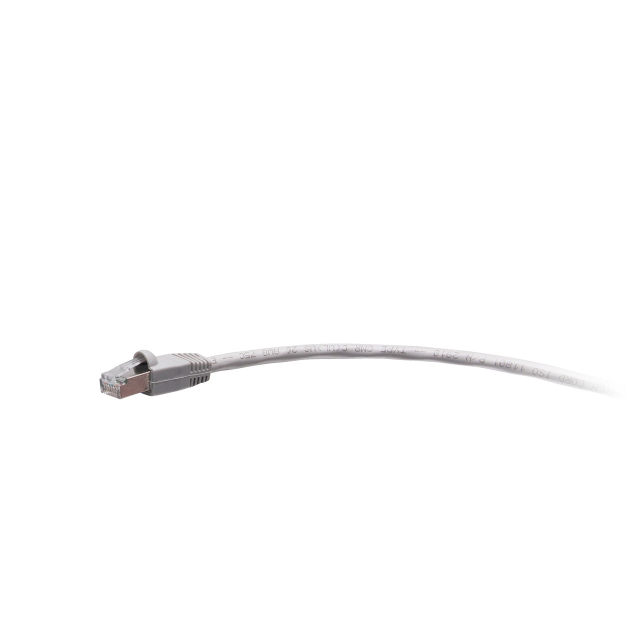 C2G43427 - C2G - 7ft (2.1m) TAA Compliant F-Series Cat5e Snagless Shielded STP Network Cable Gray