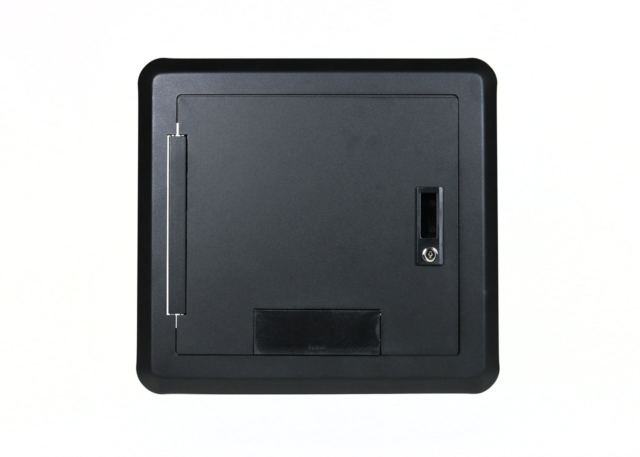 EHWBC8-BK - Wiremold - EHWBC8BK Evolution Eight Gang Hinged Wall Box Cover in Black