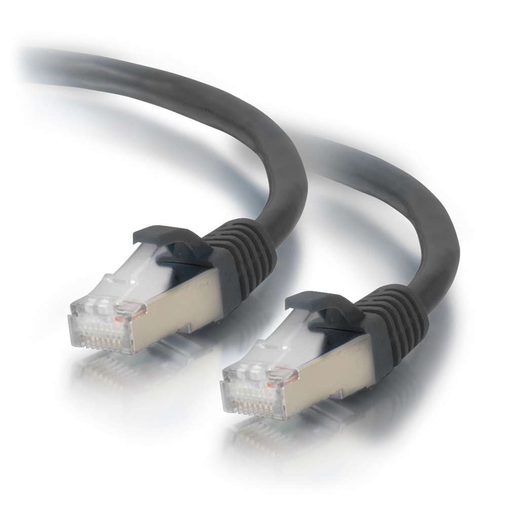 CG00813 - C2G - 6ft Cat6 Snagless Shielded STP Ethernet Network Patch Cable Black