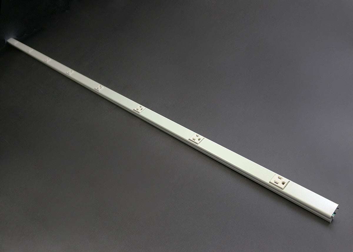 V20GBA609 - Wiremold - V20GBA609 Steel Plugmold Multioutlet System in Ivory