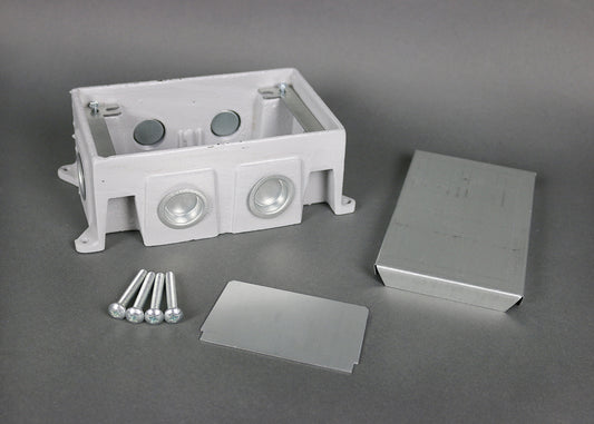 880CS2-NA - Wiremold - 880CS2NA Omnibox CastIron Floor Box