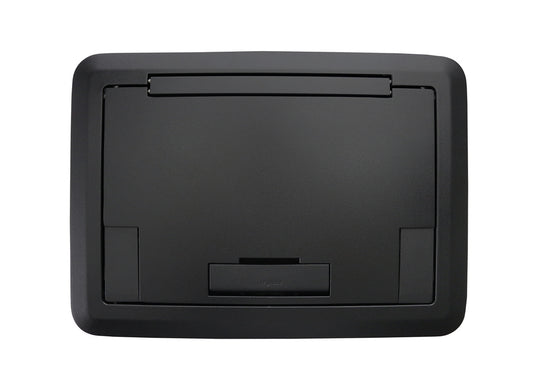 EFB45BTCBKTR - Wiremold - EFB45BTCBKTR Evolution EFB45 Floor Box Surface Style Cover with Solid Lid in Black
