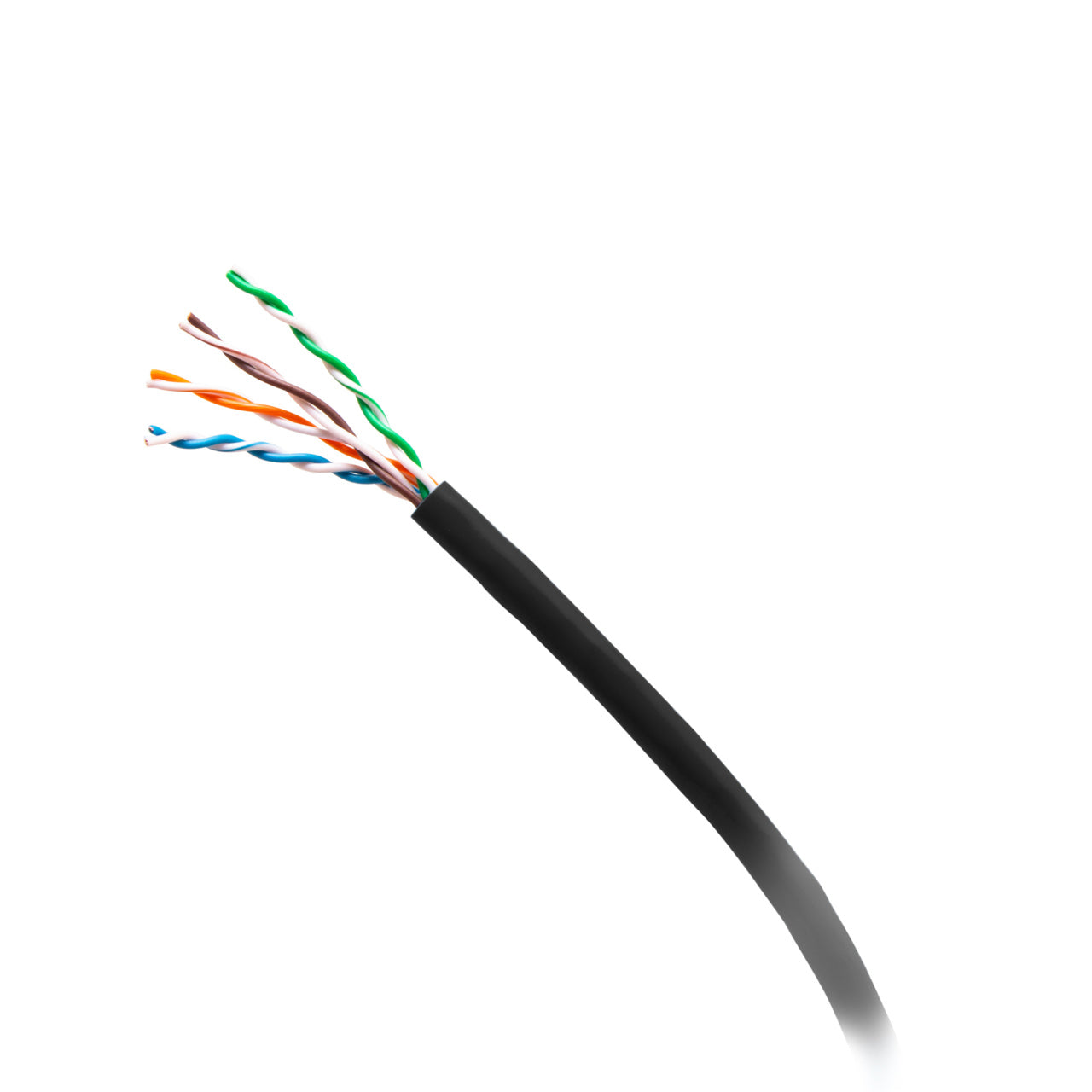 C2G56052 - C2G - 1000ft (304.8m) TAA Compliant Cat6a Bulk Unshielded UTP Ethernet Network Cable with Solid ConductorsPlenum CMP-Rated Black