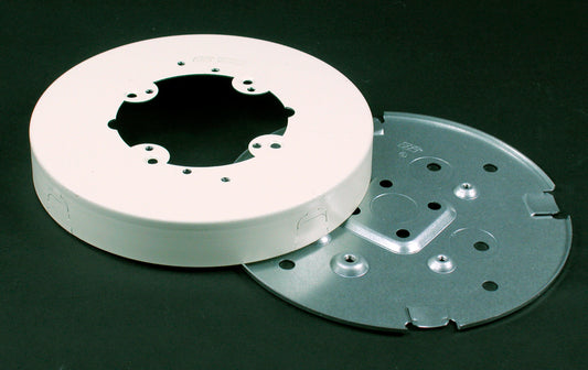 V5739 - Wiremold - V5739 Solid Base Fixture Box Fitting in Ivory