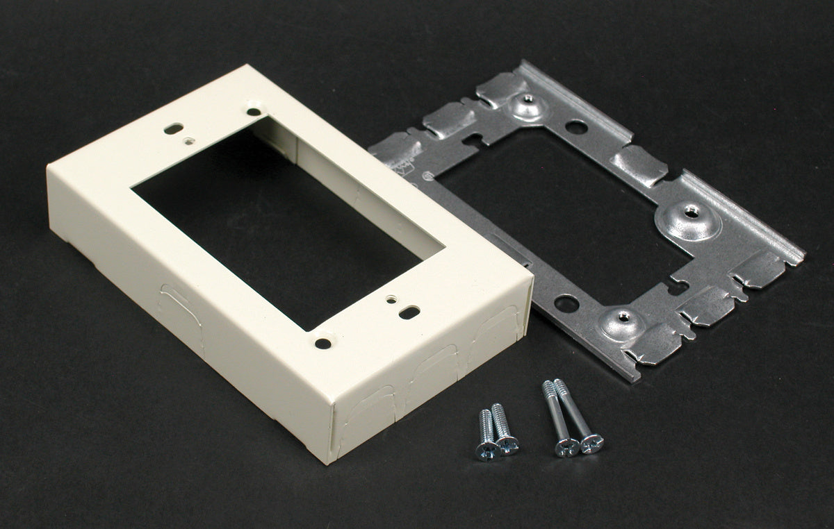 V5751 - Wiremold - V5751 One Gang Flush Type Extension Adapter Fitting in Ivory