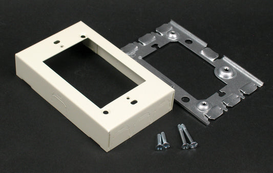 V5751 - Wiremold - V5751 One Gang Flush Type Extension Adapter Fitting in Ivory