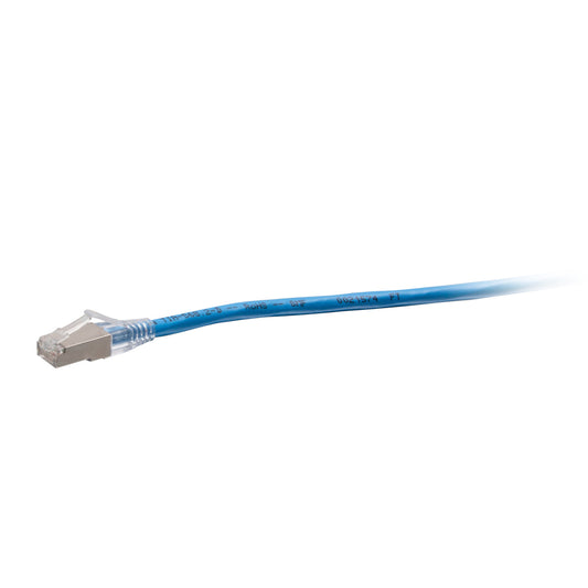 C2G43819 - C2G - 7ft (2.1m) TAA Compliant F-Series Cat6a Snagless Shielded STP Network Cable Blue