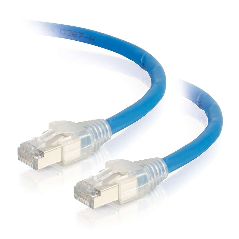 CG43173 - C2G - 75ft HDBaseT Certified Cat6a Cable with Discontinuous Shielding Blue