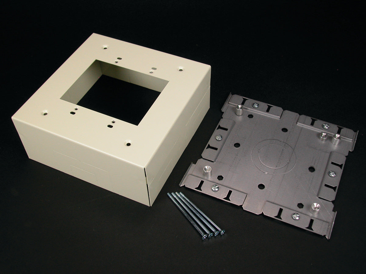 V3044-2 - Wiremold - V30442 3000 Extra Deep Switch and Receptacle Box Fitting in Ivory