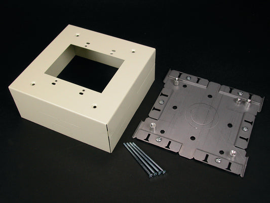 V3044-2 - Wiremold - V30442 3000 Extra Deep Switch and Receptacle Box Fitting in Ivory