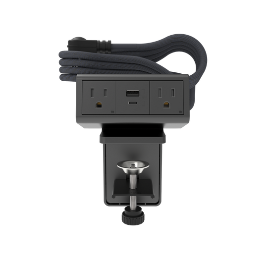3-Cube-dash-Desktop-Power-Center-Graphite - Wiremold - dash 3Cube Desktop Power Center in Graphite
