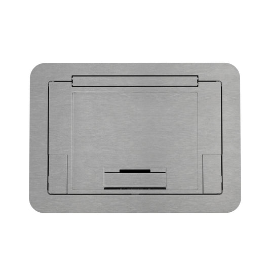 EFB45CTAA - Wiremold - Evolution EFB45 Flush Style Cover with Floor Insert in Brushed Aluminum