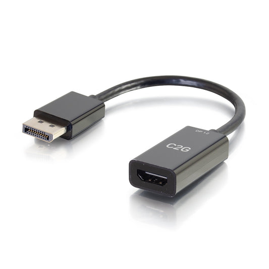 CG54431 - C2G - 8in DisplayPort Male to HDMI Female Passive Adapter Converter 4K 30Hz
