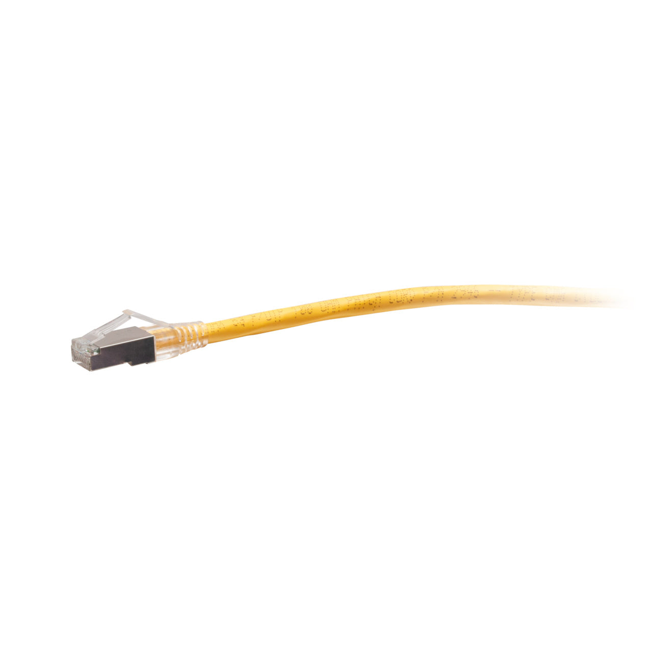 C2G43909 - C2G - 15ft (46m) TAA Compliant F-Series Cat6a Snagless Shielded STP Network Cable Yellow