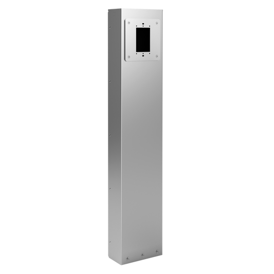 XPP1G30-SV - Wiremold - XPP1G30SV Outdoor Power Pedestal with One Gang Device Plate in Silver