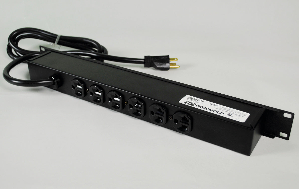 J06B0B20X-AM - Wiremold - J06B0B20XAM Rack Mount 120V20A