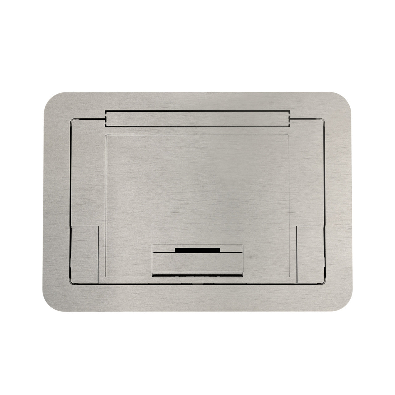 EFB45CTSN - Wiremold - Evolution EFB45 Flush Style Cover with Floor Insert in Satin Nickel