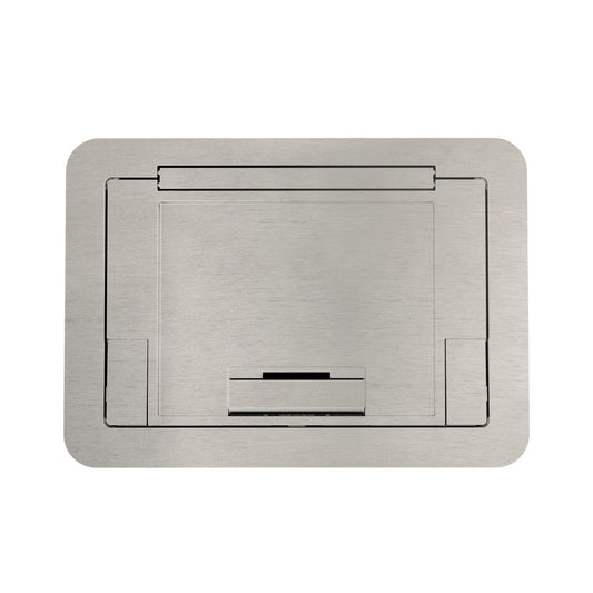 EFB45CTSN - Wiremold - Evolution EFB45 Flush Style Cover with Floor Insert in Satin Nickel