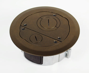 6FF-AFB - Wiremold - 6FFAFB FloorSource Round Furniture Feed Box