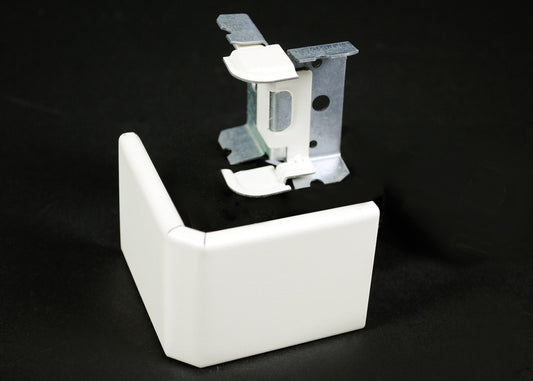 2418M-FW - Wiremold - 2418MFW 2400 External Elbow Fitting in Fog White