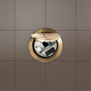 6CTHDBS - Wiremold - 6CTHDBS 6 inch Flush Style Heavy Duty Cover Assembly in Brass
