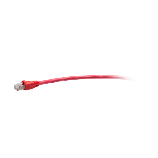 C2G43756 - C2G - 7ft (2.1m) TAA Compliant F-Series Cat6 Snagless Shielded STP Network Cable Red