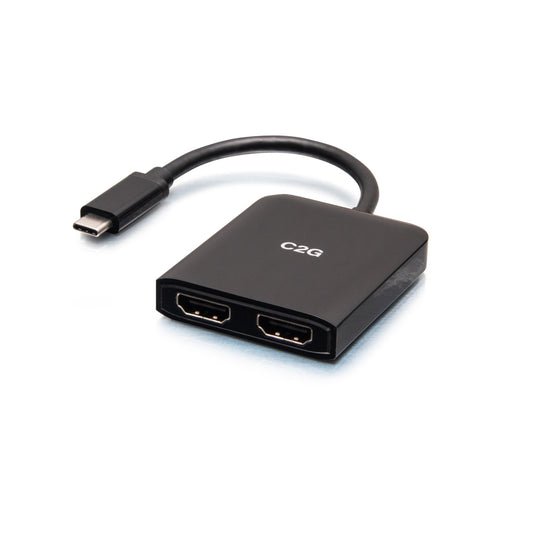C2G54540 - C2G - USB-C to Dual HDMI MST Hub 4K