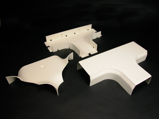 40N2F15WH - Wiremold - 40N2F15WH CableSmart 40N2 Radiused Full Capacity Tee Fitting in White