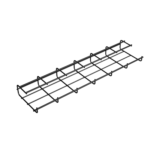 BASKET24-BK - Wiremold - BASKET24BK UnderDesk Basket Tray in Black