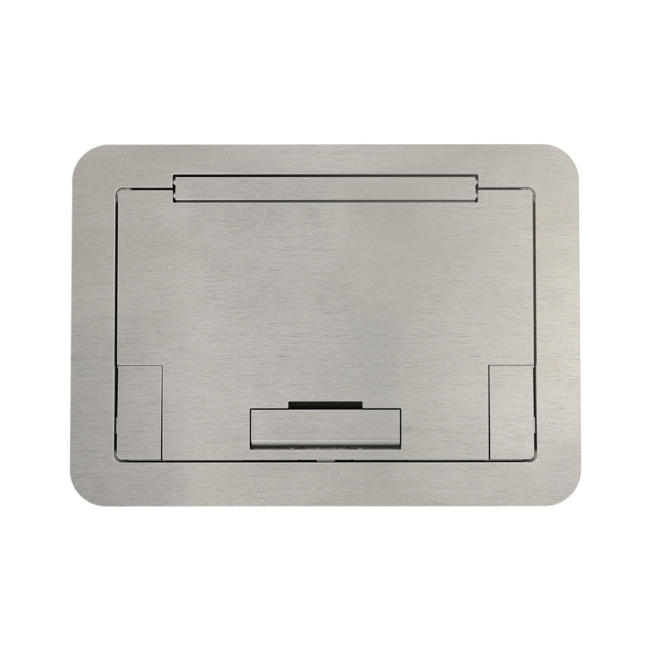 EFB45BTSN - Wiremold - Evolution EFB45 Flush Style Cover with Solid Lid in Satin Nickel