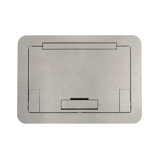 EFB45BTSN - Wiremold - Evolution EFB45 Flush Style Cover with Solid Lid in Satin Nickel