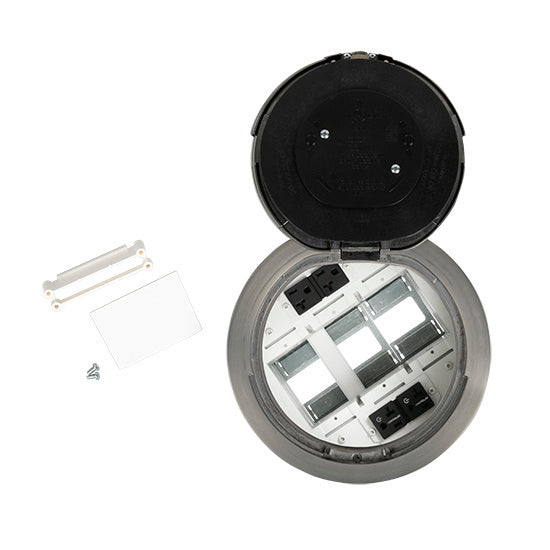 8ATC2PCRSN - Wiremold - 8ATC2PCRSN 8 inch Prewired Surface Satin Nickel Assembly Marked Controlled Circuit