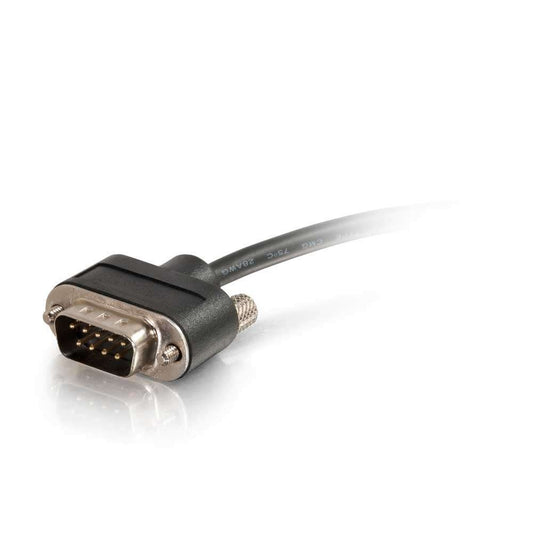 CG52166 - C2G - 6ft Serial RS232 DB9 Null Modem Cable with Low Profile Connectors M/M InWall CMG-Rated