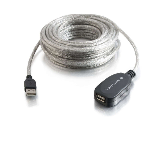 CG39000 - C2G - 12m USB 2.0 A Male to A Female Active Extension Cable 39.4ft