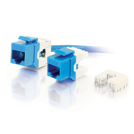 CG35211 - C2G - 180 Cat6 RJ45 UTP Keystone Jack Blue