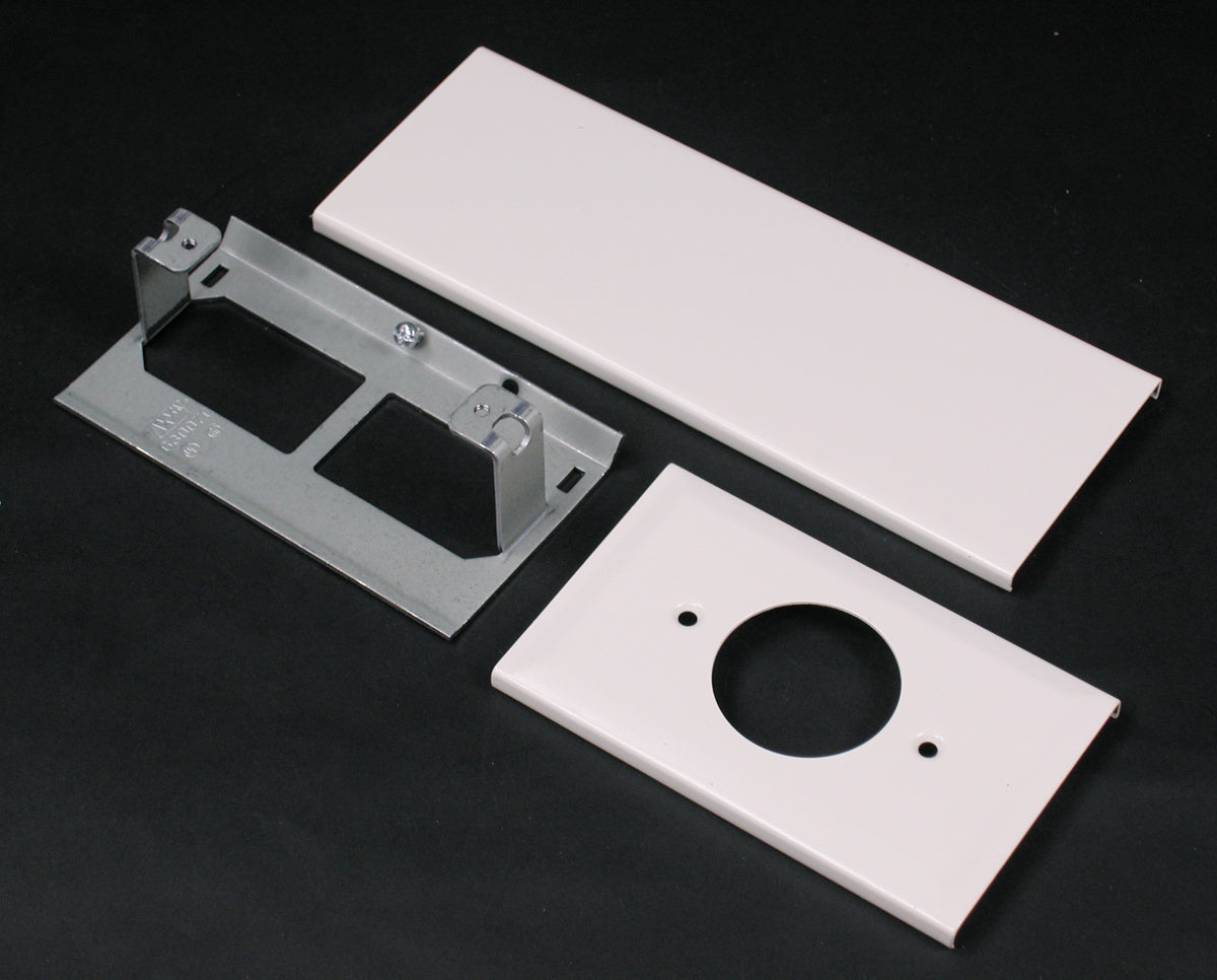 30TP-J - Wiremold - 30TPJ Single Receptacle Cover in Ivory