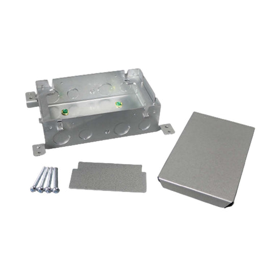 880M2 - Wiremold - 880M2 Omnibox Two Gang Shallow Steel Floor Box