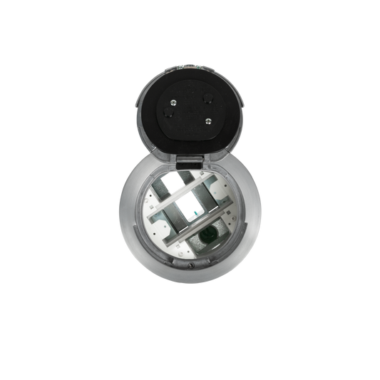 6ATC2AA - Wiremold - 6ATC2AA 6 inch Unwired Surface Style Assembly in Brushed Aluminum