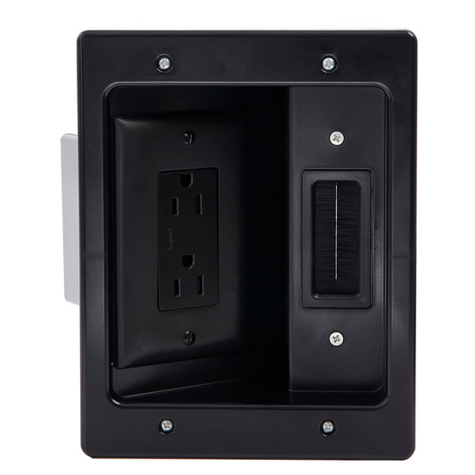 HT2102BKV1 - On-Q - InWall TV Connection Kit in Black