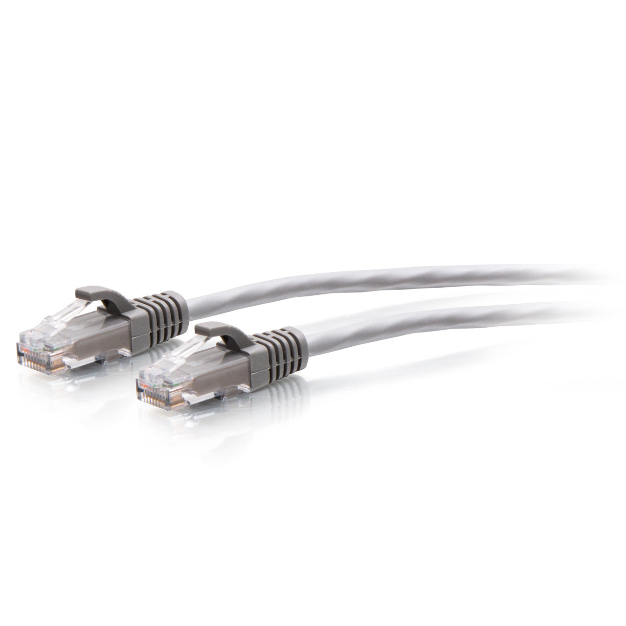 C2G30121 - C2G - 12ft (3.6m) Cat6a Snagless Unshielded UTP Slim Ethernet Patch Cable Gray