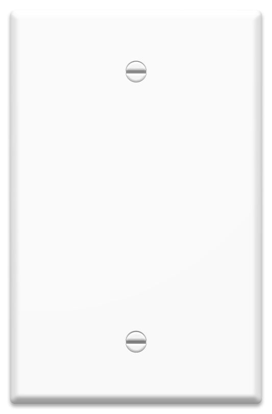 WP3300WH - On-Q - 1Gang Blank Oversized Wall Plate in White