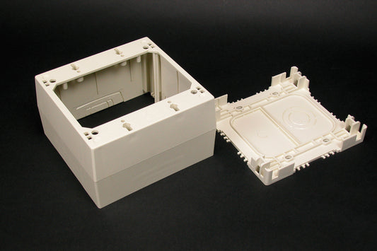 2344 - Wiremold - 2344 One Gang Extra Deep Device Box Fitting in Ivory