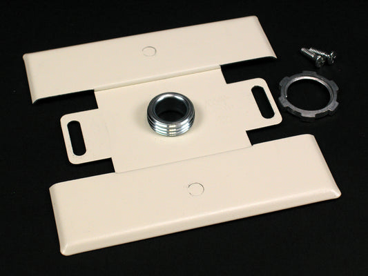 2451H-WH - Wiremold - 2451HWH 2400 Back Feed Fitting in White