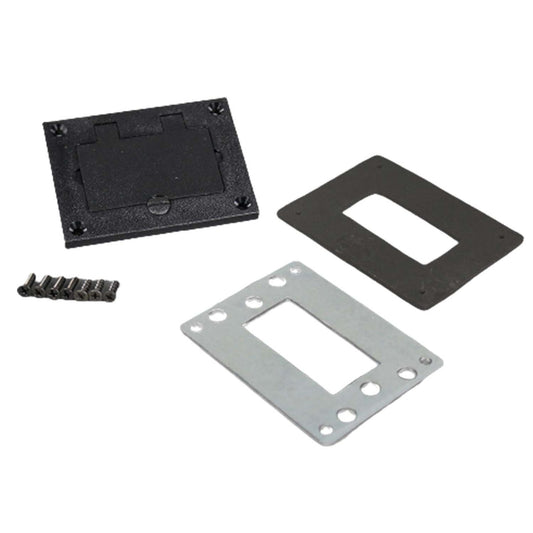 828PRGFI-BRN - Wiremold - 828PRGFIBRN Modulink 880MP Nonmetallic GFI Cover Plate in Brown